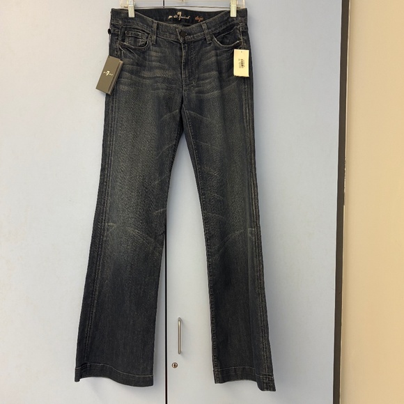 NWT  7 For All Mankind Dojo Flared Jean 31/33 - Picture 2 of 13